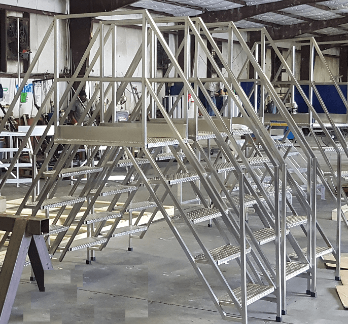 Custom Cleanroom Ladders | Clean Room Platforms